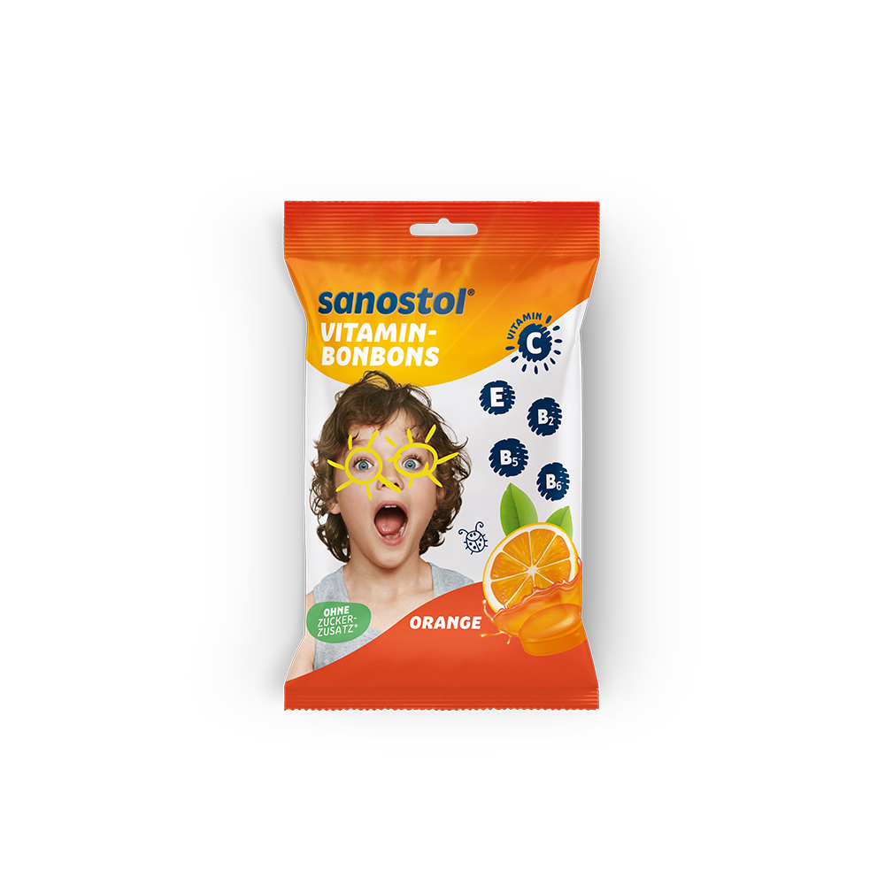 SANOSTOL Vitamin-Bonbons Orange